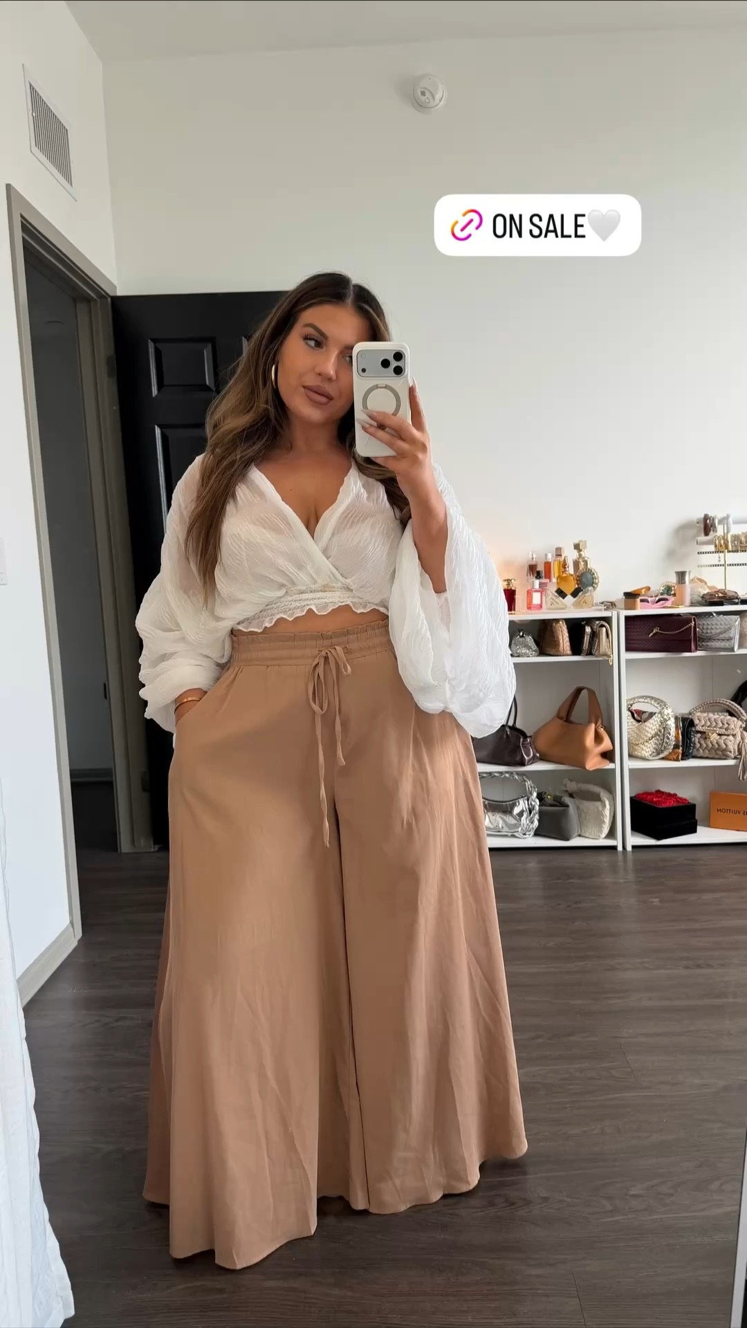 Amazon Outfit on Sale! Top is OS (but would fit up to a size 18-20 I'd say), Wearing a L in the pants (I'm a US12 5'5).. Also linked my peekaboo- minimizing bra and accessories!

#LTKMidsize #LTKSaleAlert