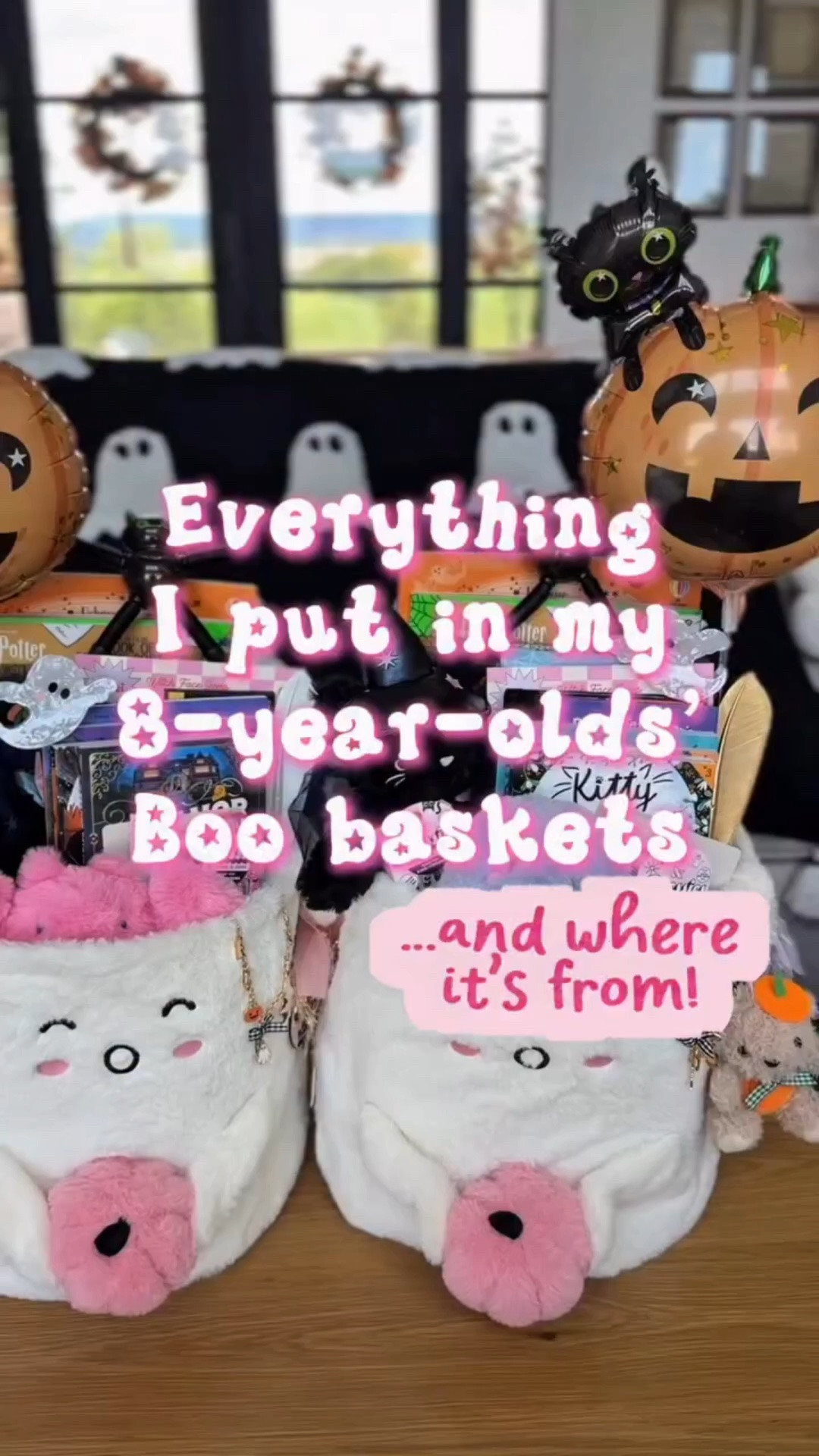 A little mom magic for my girlies to start off October! 👻🎃✨

I can hardly wait to watch their faces light up when they see these boo baskets! 

Comment BOO for links to all my boo basket goodies! 🔗🧡

#boobasket #boobasketideas #halloweenforkids #halloweengifts #mommagic