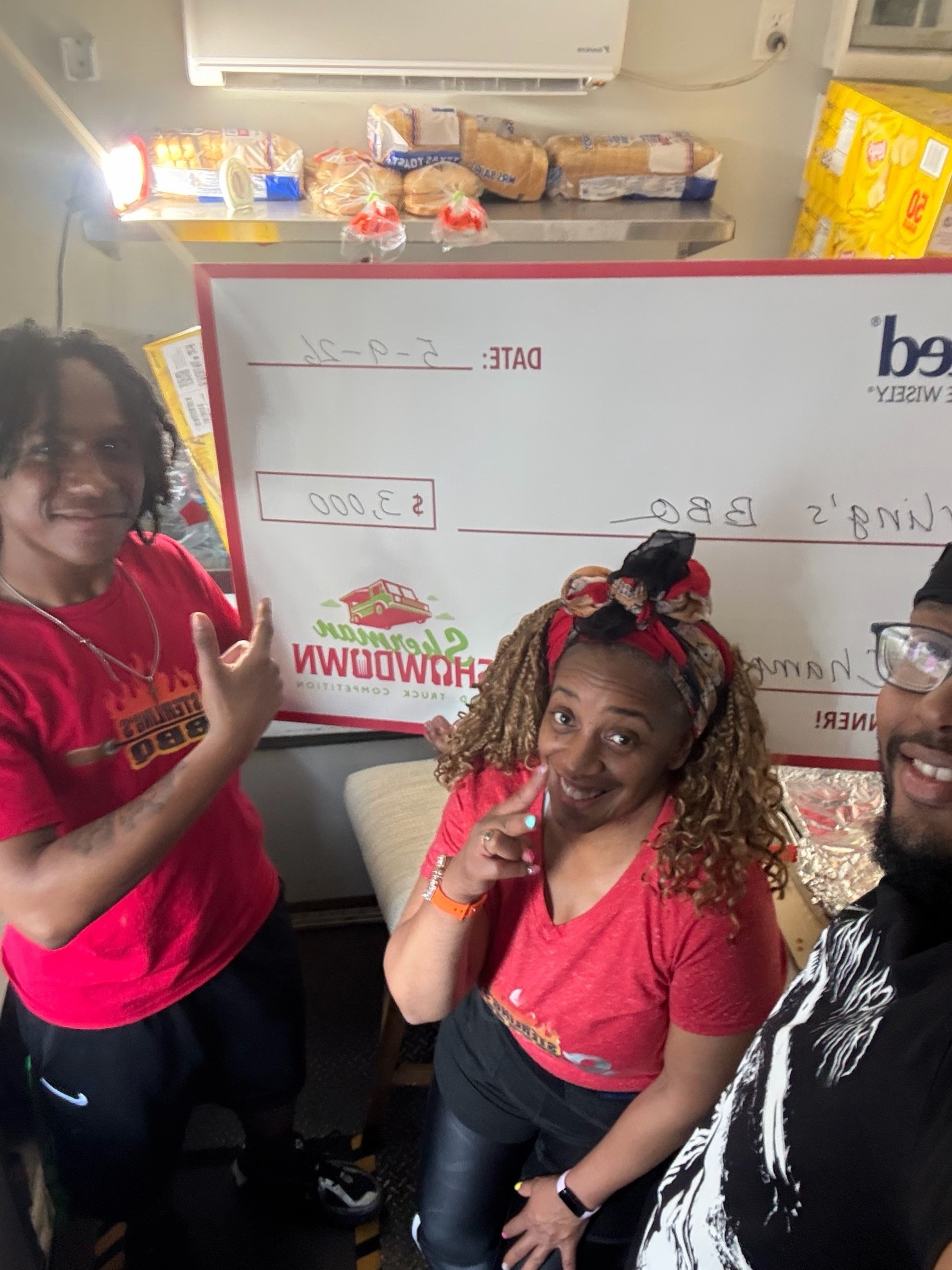 🚨 LET US RE-INTRODUCE OURSELVES… 🚨

We are the 🏆 GRAND CHAMPIONS of the Sherman Showdown and baby… we brought the HEAT to the competition! 🔥🔥🔥

The Sterlings Crew pulled up and showed OUT with our famous 🤤 MAC-N-CHEESE TACOS — loaded with flavor, packed with smoked goodness, and built championship style! 🌮🏆

This wasn’t luck… this was smoke, seasoning, hard work, and straight BBQ magic. 💨🍖

If you haven’t tried the tacos everybody keeps talking about, this is your sign! Pull up and taste what GRAND CHAMPION status tastes like! 👏🏾🔥

📍Sterling’s Barbecue
🌮 Home of the Award-Winning Mac-N-Cheese Tacos
📞 (214) 695-0169
🌐 Sterling’s Barbecue￼

#SterlingsBarbecue #GrandChampions #ShermanShowdown #MacNCheeseTacos #DFWFoodies #TexasBBQ #FoodTruckFavorites #BBQChampions #TacoLovers #DFWEats

#LTKdayinmylife #LTKgrwm #LTKMothersDay