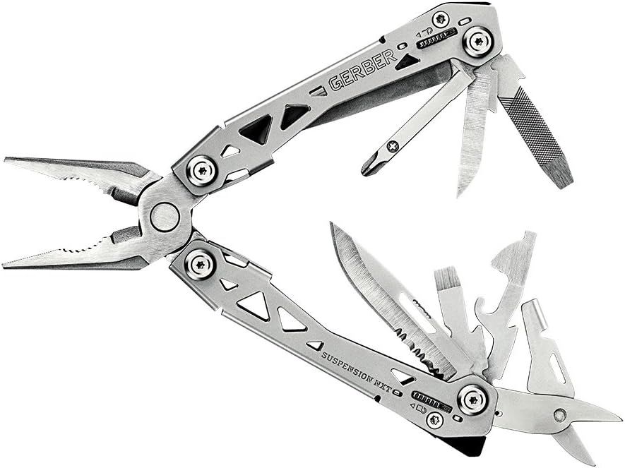 Gerber Gear 30-001364N Suspension-NXT Needle Nose Pliers Multitool with Pocket Clip, Steel | Amazon (US)