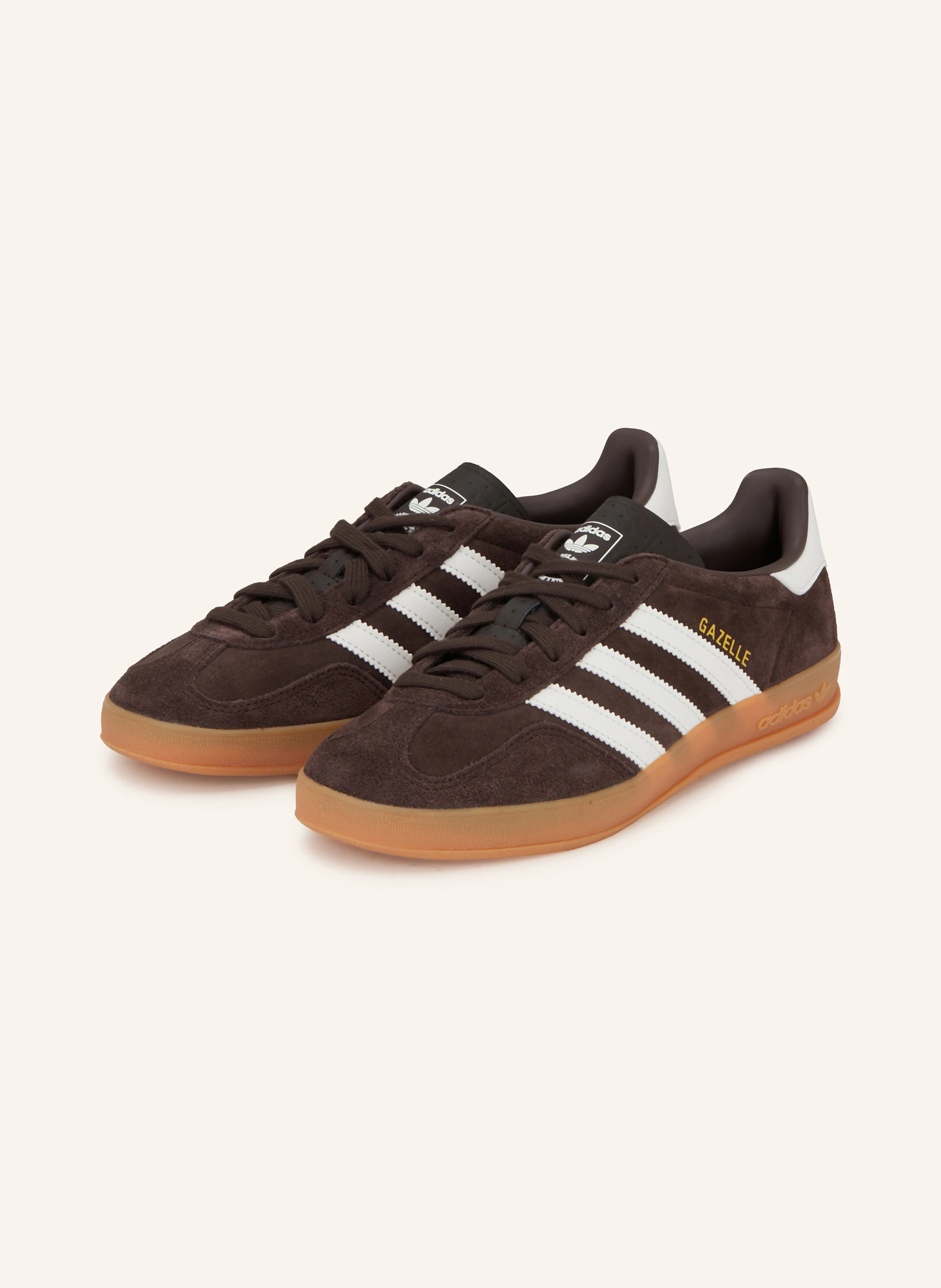 adidas Originals Sneaker GAZELLE INDOOR in dunkelbraun / weiss | Breuninger (DACH)