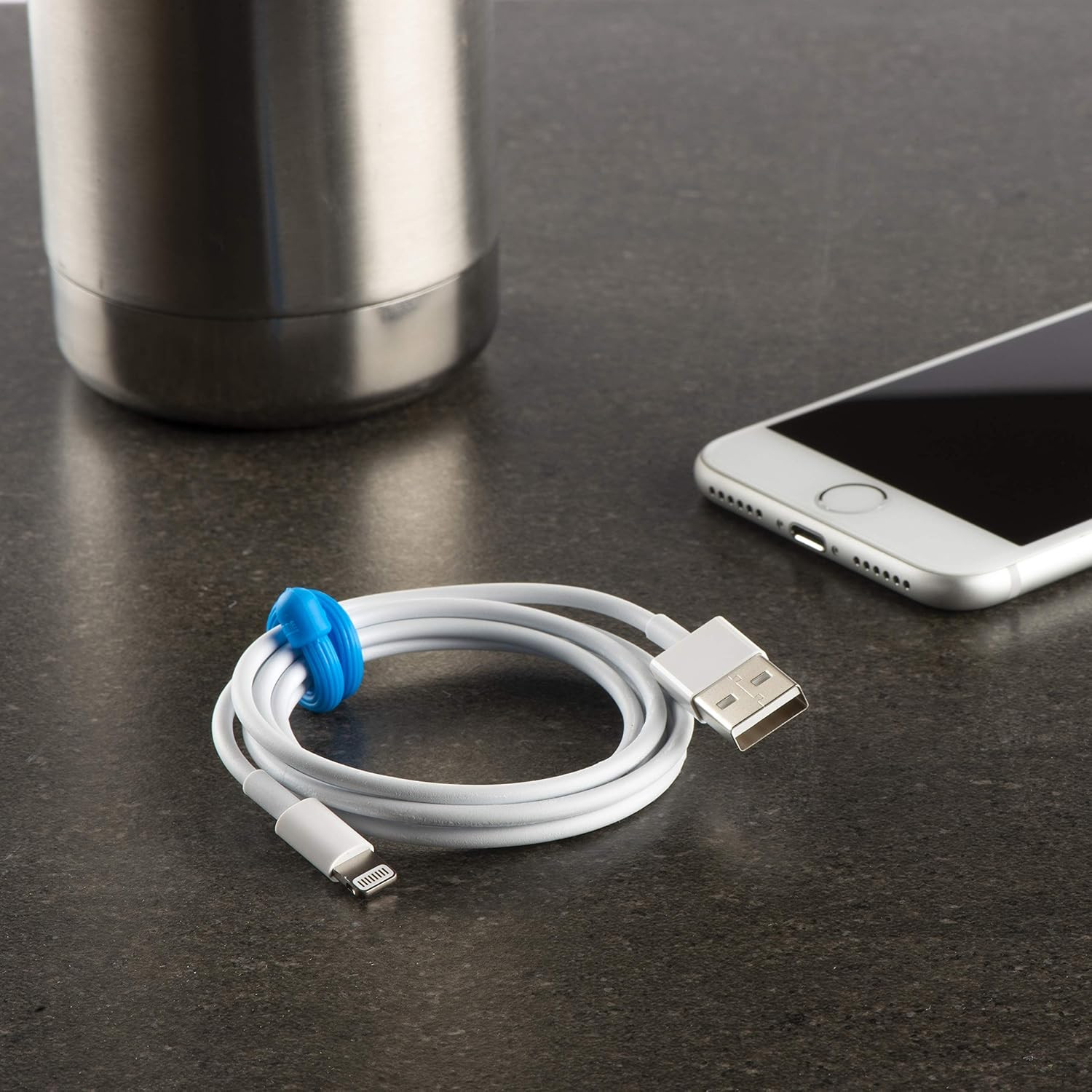 Nite Ize Original Gear Tie, Reusable Rubber Twist Tie, 3-Inch, Bright Blue, 4 Pack, Made in The U... | Amazon (US)