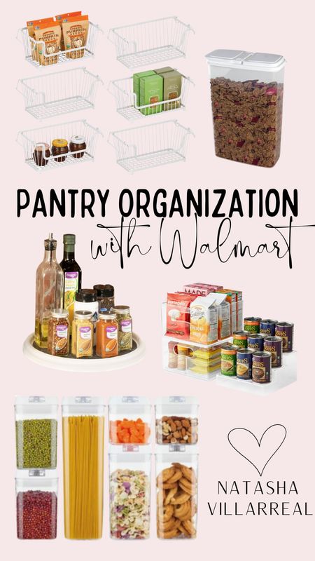 Affordable pantry organization at Walmart! 🤍

#LTKhome