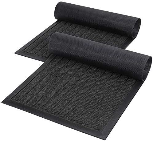 Lifewit 2 Pack Indoor Mat Door Mat Heavy Duty Non Slip Rubber Backing Doormat Entrance Low-Profil... | Amazon (US)