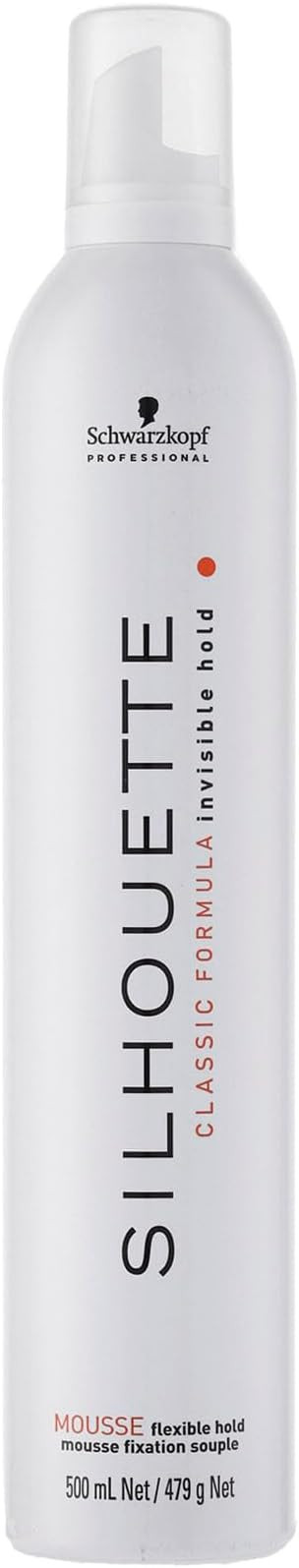 Silhouette Espuma Fixação Flexível 500Ml, Schwarzkopf Professional | Amazon (BR)