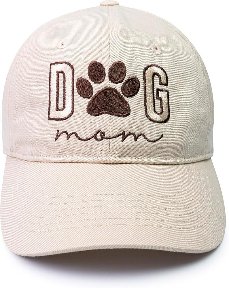 Women's Embroidered Dog Mom Hat Adjustable, Embroidered Baseball Cap for Women, Birthday Gifts fo... | Amazon (US)
