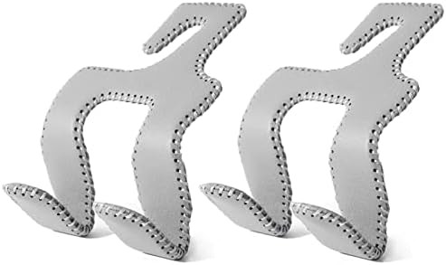 【2021 Upgraded】Car Purse Hook, 2 in 1 Car Seat Headrest Hooks Durable Hanger Storage Holder Leather  | Amazon (US)