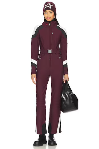 Perfect Moment Allos Ski Suit in Burgundy from Revolve.com | Revolve Clothing (Global)