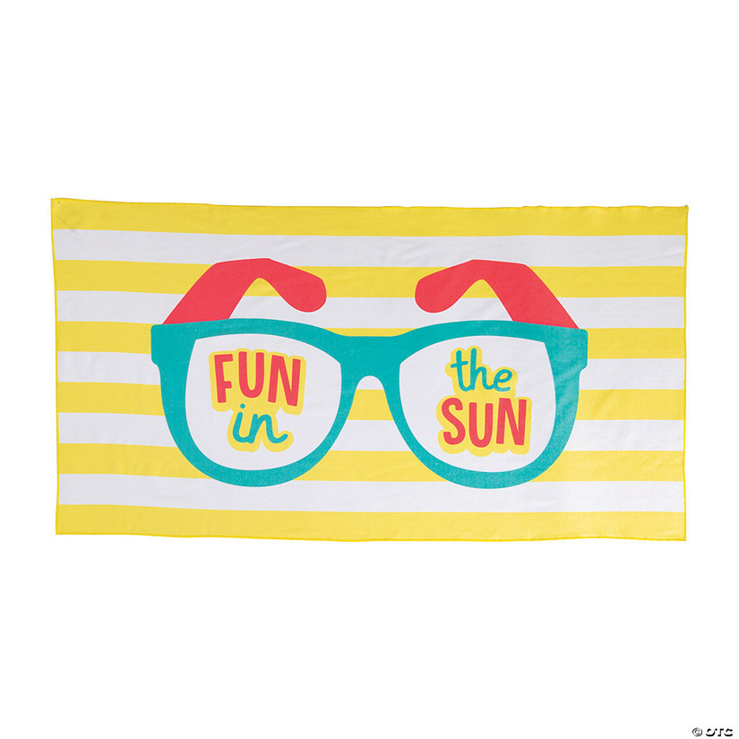 Summer Fun Beach Towel | Oriental Trading Company