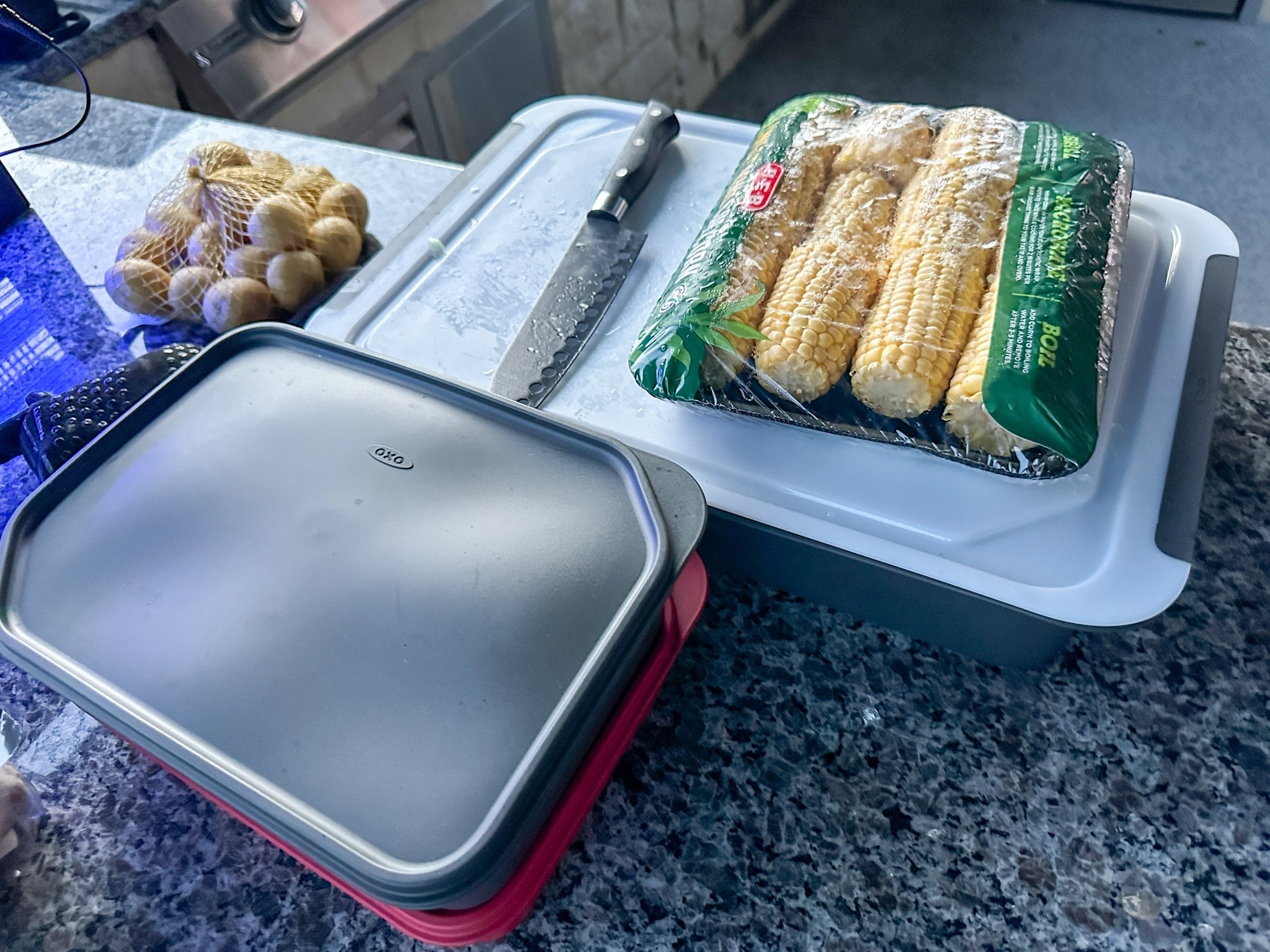Seafood boil on deck. This OXO Softworks Grilling Prep & Food Storage Carry System is perfect.  #prep #oxo #foodprep #foodstorage

#LTKfoodie