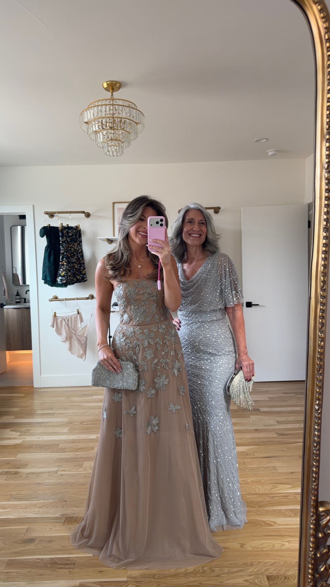 Mom and me formal event wedding guest dress tan tulle floral gown and silver sequin mother of the bride dress

Vici code: emerson30
Electric picks code: emerson20

I sized down to a 0
Mom wears a medium/6

Wedding guest
Formal event
Black tie
Sequin
Tulle
Floral
Metallic
Special occasion
Mother of the bride 

#LTKSeasonal #LTKgrwm #LTKWedding