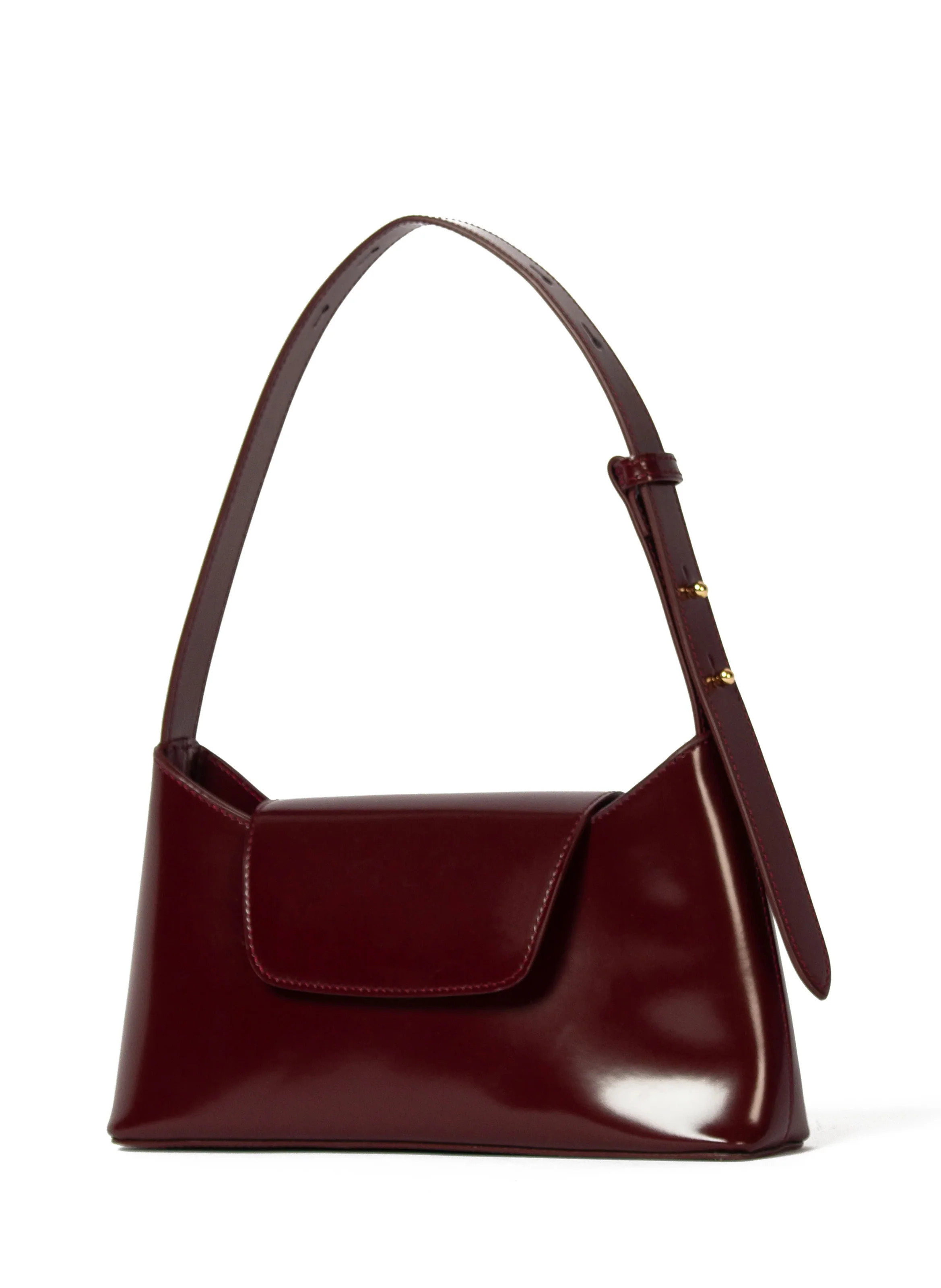 Envelope Patent Leather Wine | Elleme