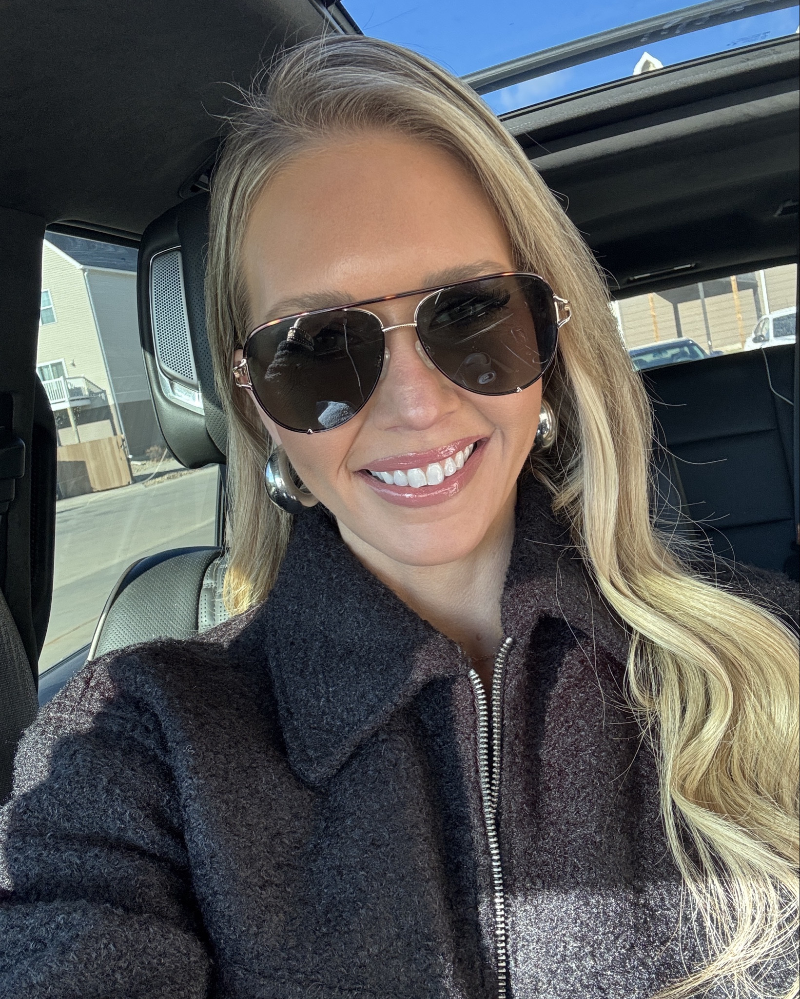 I wear sunnies when it’s raining and I am at the age where wearing a coat is cool😂 These Quay aviator sunnies are light weight and polarized which is a total game changer! Of course, my coat is super affordable from the one and only Walmart! 

#LTKootd #LTKOver40 #LTKgrwm