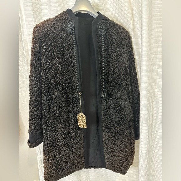 Vintage Curly Lamb Wool Coat | Poshmark
