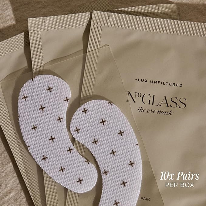 + Lux Unfiltered The Eye Mask, Anti-Slip Caffiene Infused Cooling Under Eye Patches, Reduce Puffy... | Amazon (US)