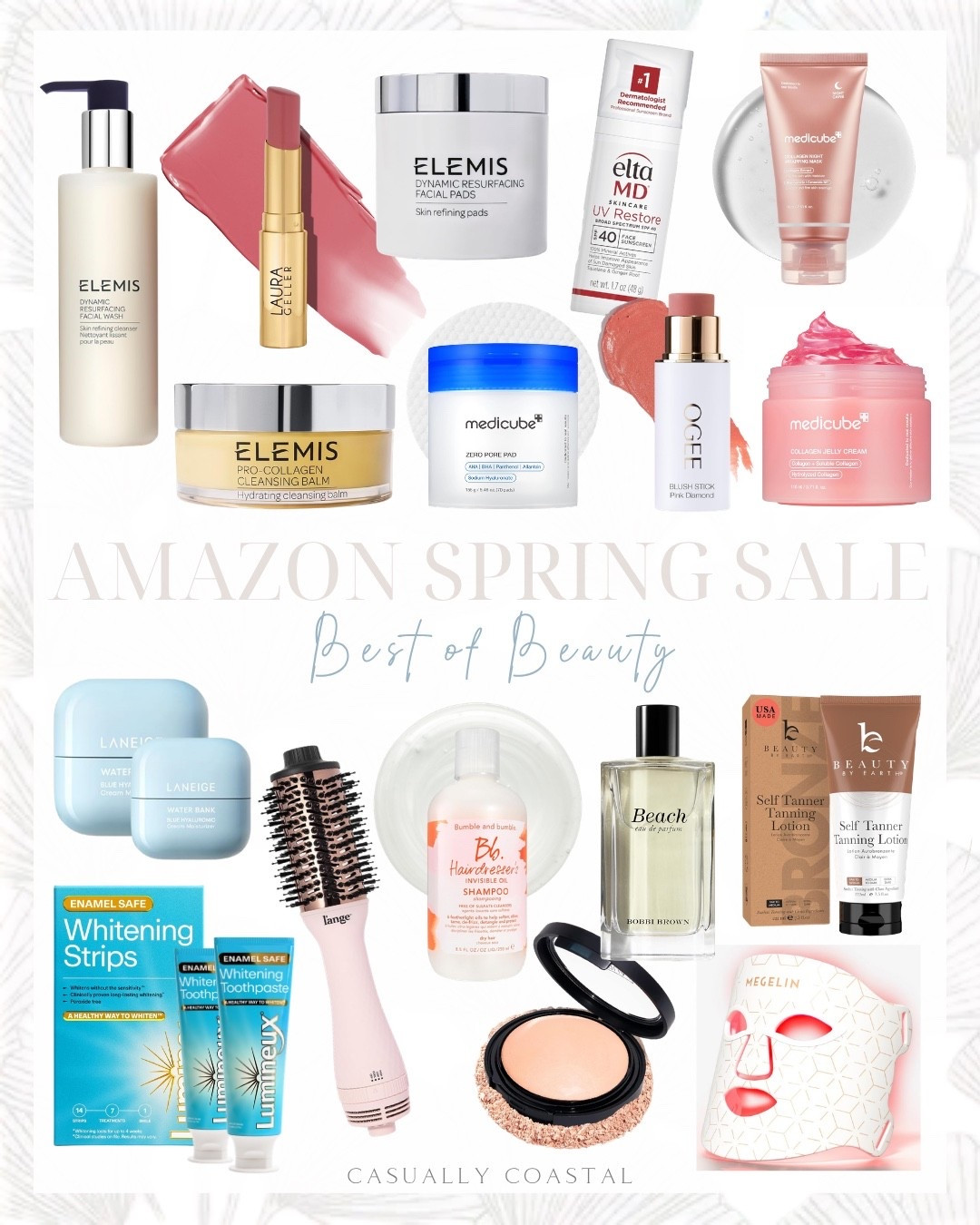 Amazon Spring Sale: Best of Beauty 

Amazon beauty, laneige water bank blue hyaluronic cream moisturizer, medicube jelly cream, Laura geller jelly tinted lip balm, Laura geller baked powder foundation, Elemis pro collagen cleansing balm, eltamd tinted sunscreen, bumble and bumble hydrating shampoo, lumineux whitening starter set, natural tanning lotion, organic self tanner, l’ange blow dryer brush, Elemis facial wash, medicube wrapping mask, medicube peel off facial mask, medicube toner pads, Bobbi brown beach eau de parfum, Amazon perfume, ogee sculpted face stick, Elemis dynamic resurfacing facial pads, megelin led light therapy facial mask 

#LTKBeauty #LTKSaleAlert