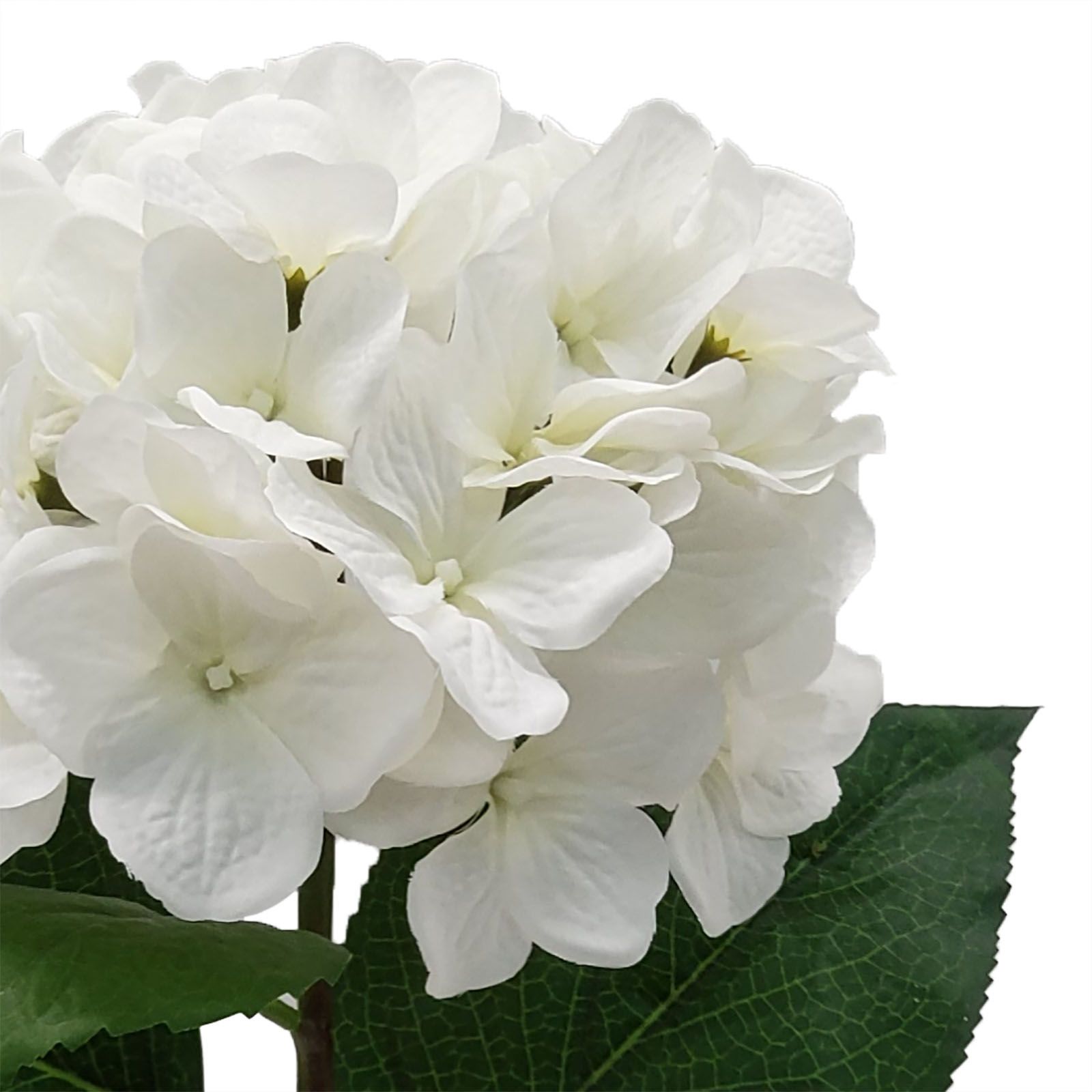 Best seller Mainstays Mainstays Indoor Artificial Hydrangea Flower Stem, White Color, Assembled H... | Walmart (US)