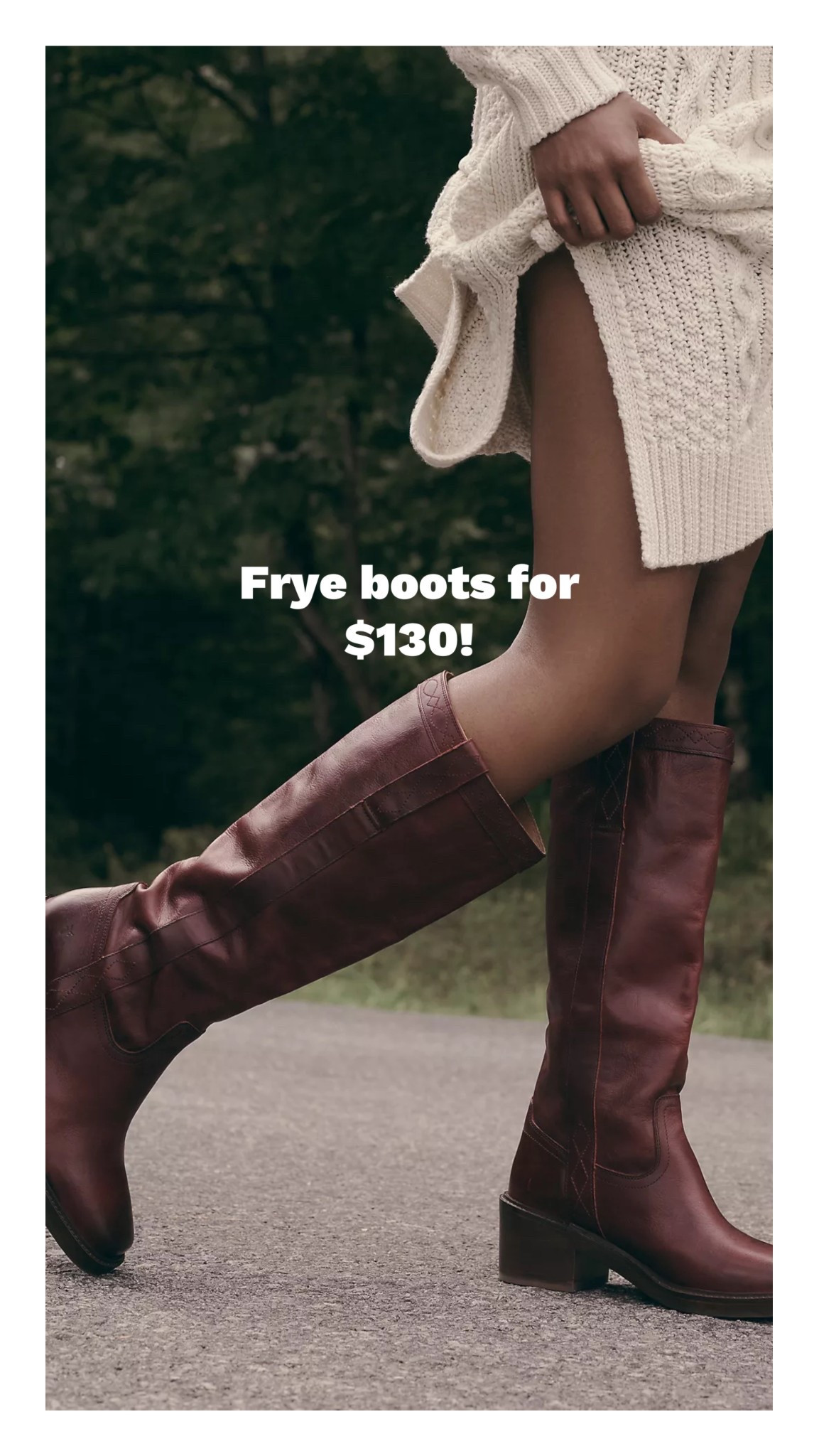 Frye boots? On sale? YES! Frye boots on sale for $130! Sizes are selling out 

#LTKootd #LTKgrwm #LTKSaleAlert