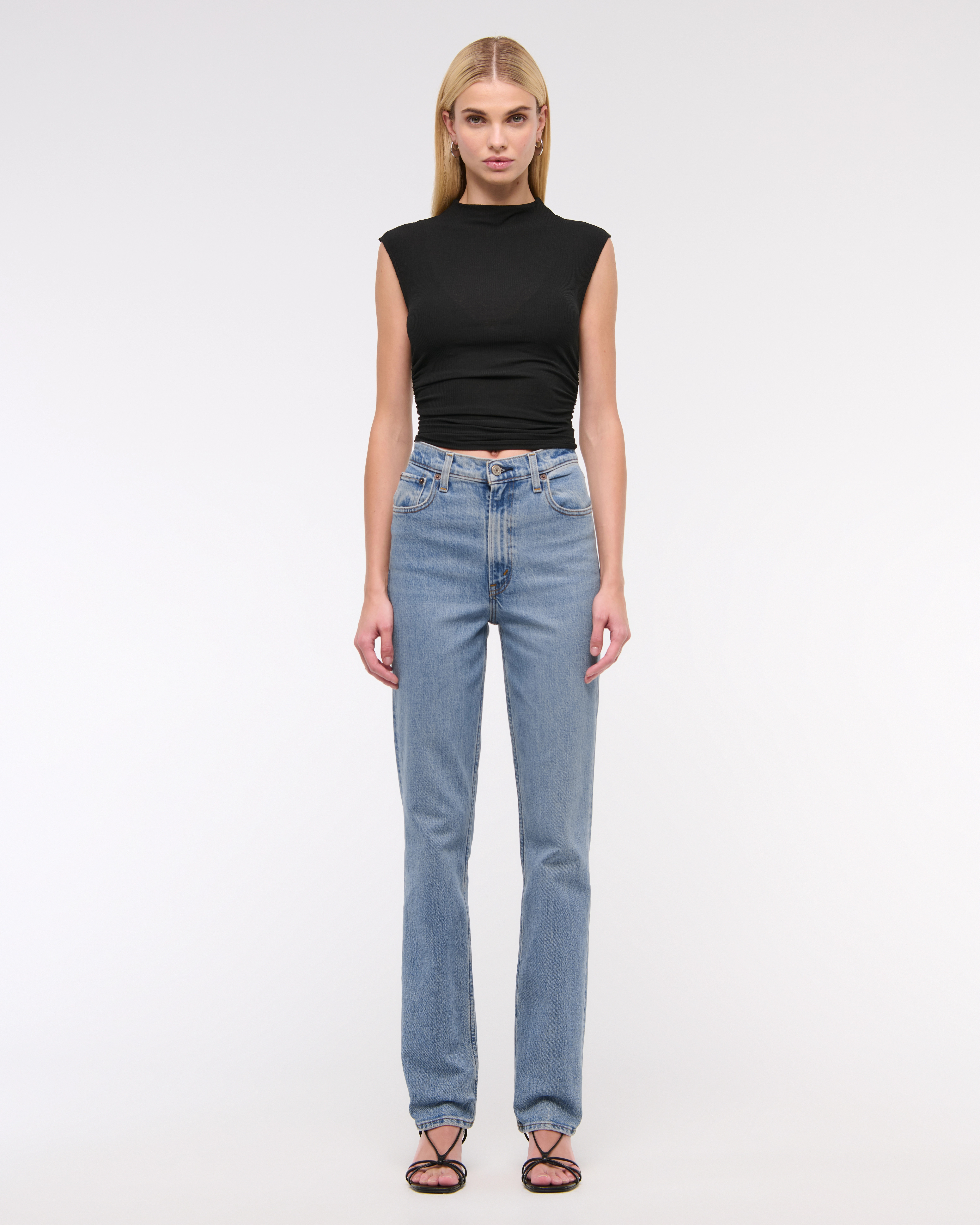 Ultra High Rise 90s Straight Jean | Abercrombie & Fitch (US)