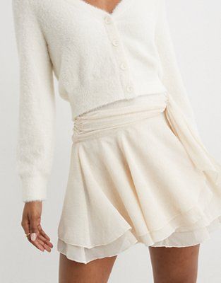 Aerie Chiffon Wrap Skirt | Aerie