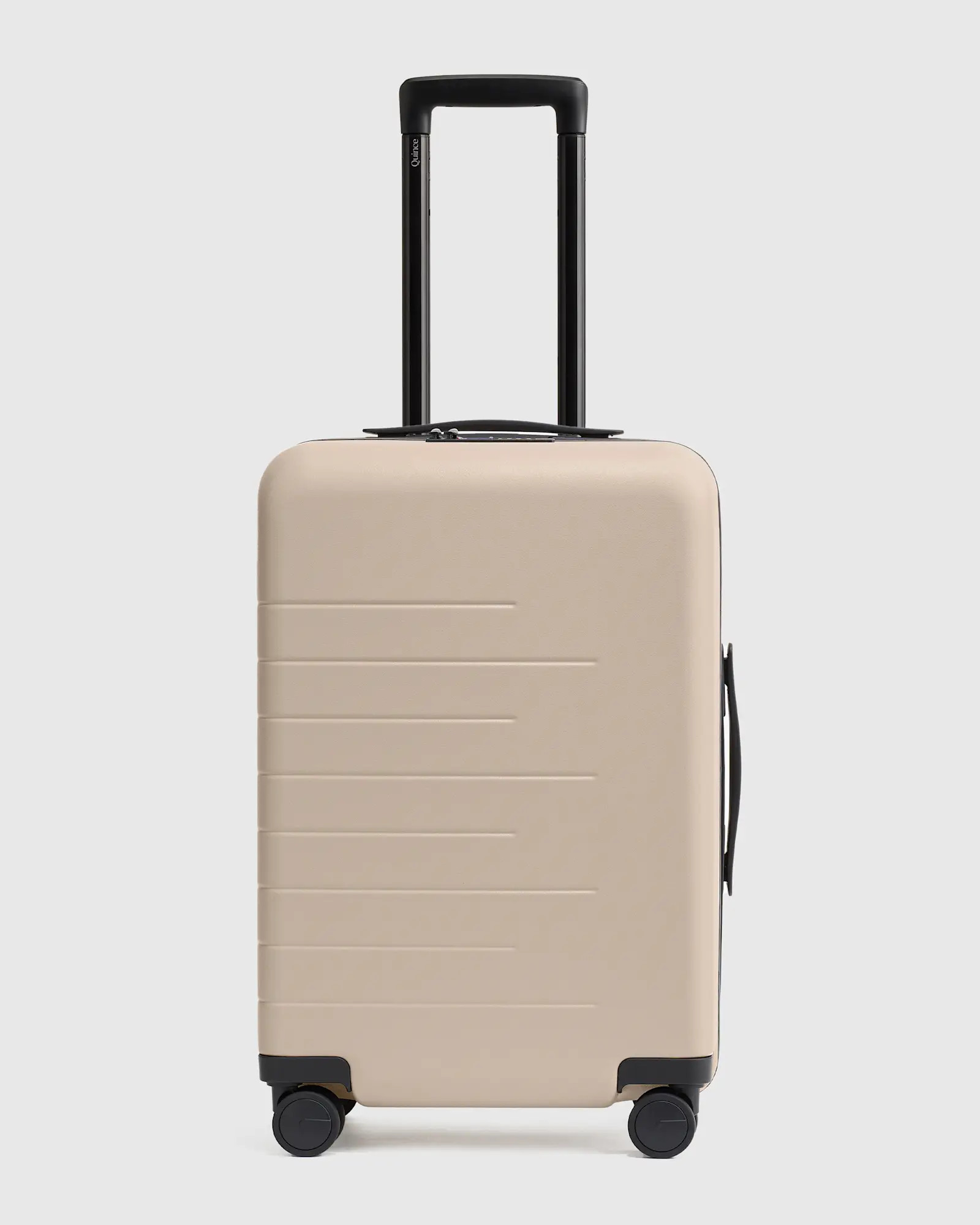 Quince | Front Pocket Carry-On Hard Shell Suitcase 21"" in Black, Polycarbonte | Quince
