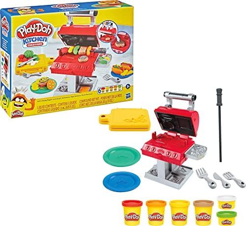Play-Doh Kitchen Creations Grill 'n Stamp Playset for Kids 3 Years and Up with 6 Non-Toxic Modeli... | Amazon (CA)