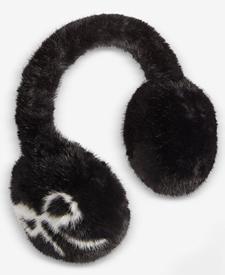 I.N.C. International Concepts Printed Bow Earmuffs, Macy's Exclusive - Macy's | Macy's