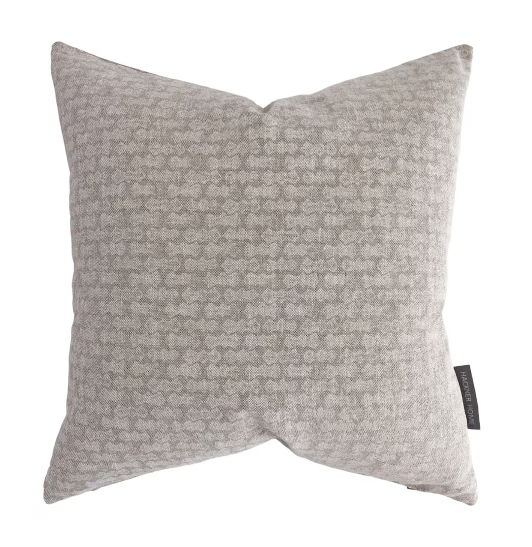 Sandy | Neutral Pillow Cover, Boho Pillow Cover, Beige Pillow Cover, White and Beige Pillow, Trib... | Etsy (US)