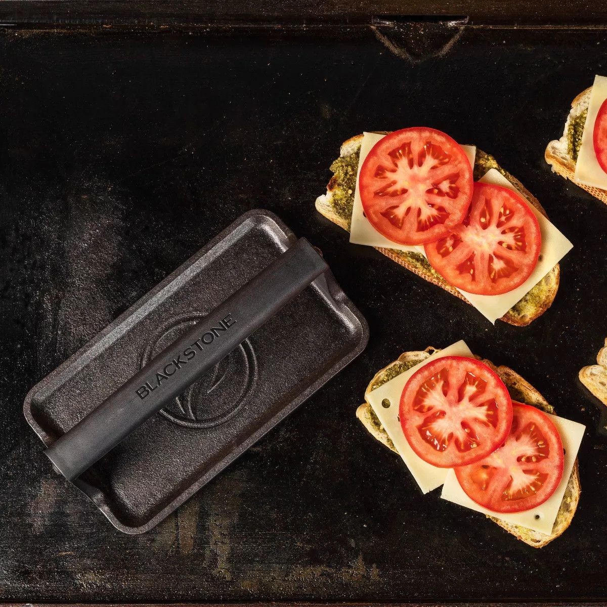 Blackstone Medium Griddle Press with Cast Iron Handle - Black: Heavy-Gauge, Outdoor Cooking Tool,... | Target