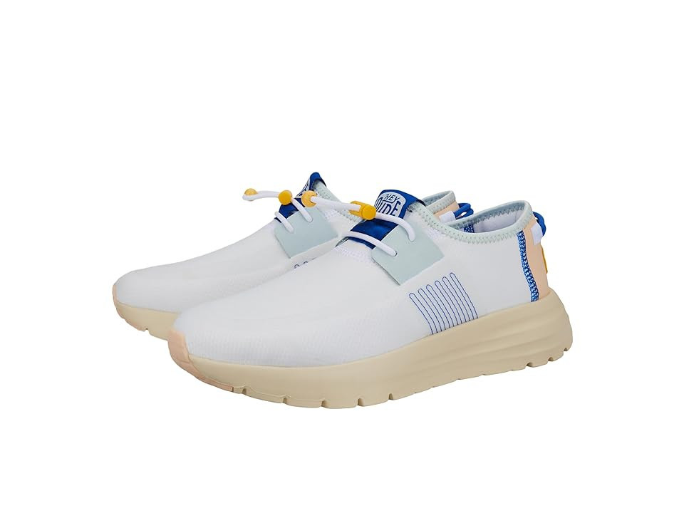 Hey Dude Sirocco Color-Block Women's Shoes White/Multi : 11 M | Zappos