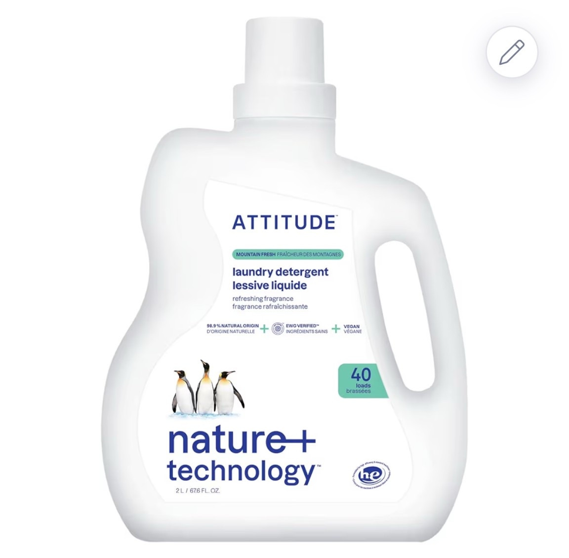 My current favorite EWG certified laundry detergent 🧹🧼🫧