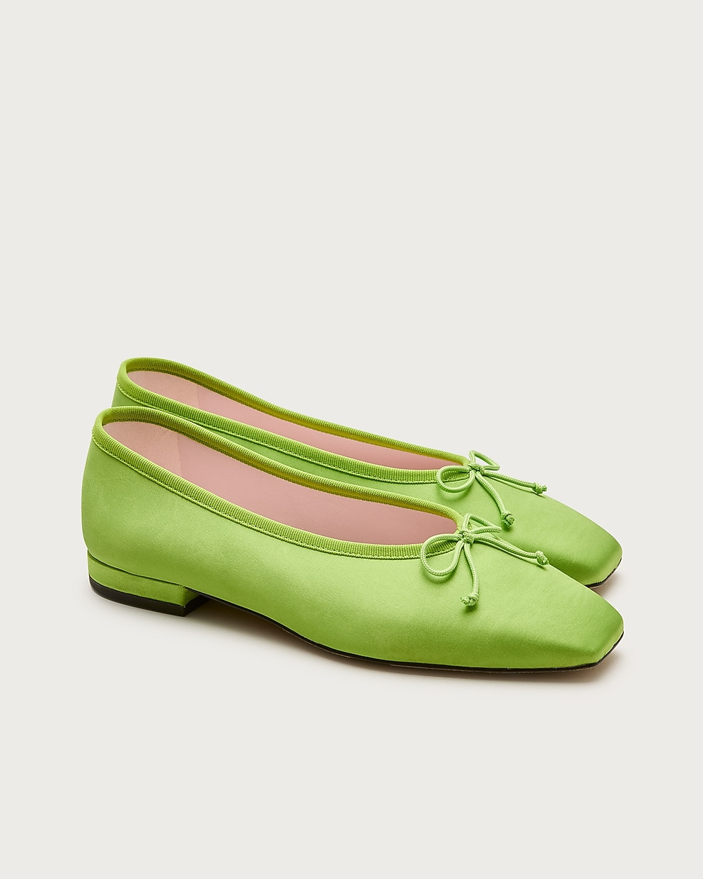 Sophie ballet flats in satin | J. Crew US