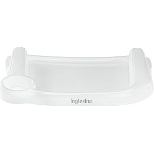 Inglesina Fast Dining Tray Plus Clip-On High Chair Tray, Clear | Amazon (US)