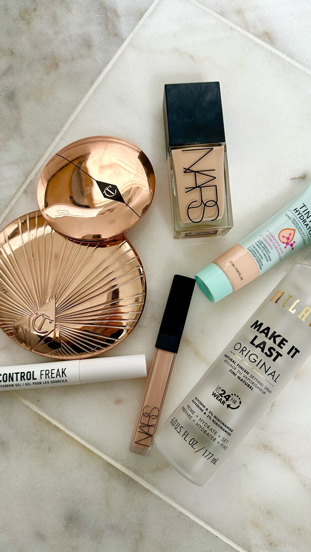 A mix of drugstore and designer make up products that are my tried and trues. I’m a loyal girl and when I like something- I stick to it! So I’m at least 5 years in with most these products. I’m also a 5 minute routine girls so you won’t find glam (or even eye shadow) here! 😂🙈

#LTKmorningroutine #LTKgrwm #LTKBeauty