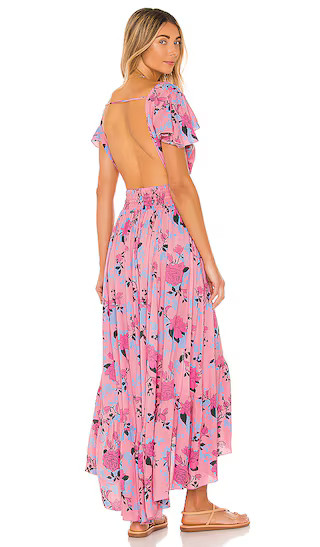New Moon Maxi Dress in Secret Garden Pink | Revolve Clothing (Global)