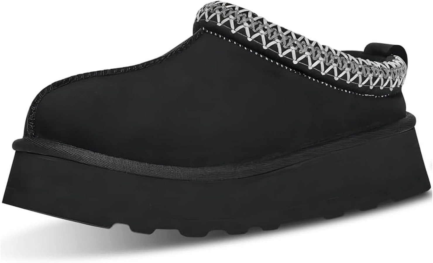 ZEXSAFETY Platform Tasman Slippers for Women Snow Winter Womens Slippers Fluffy House Slippers fo... | Amazon (US)