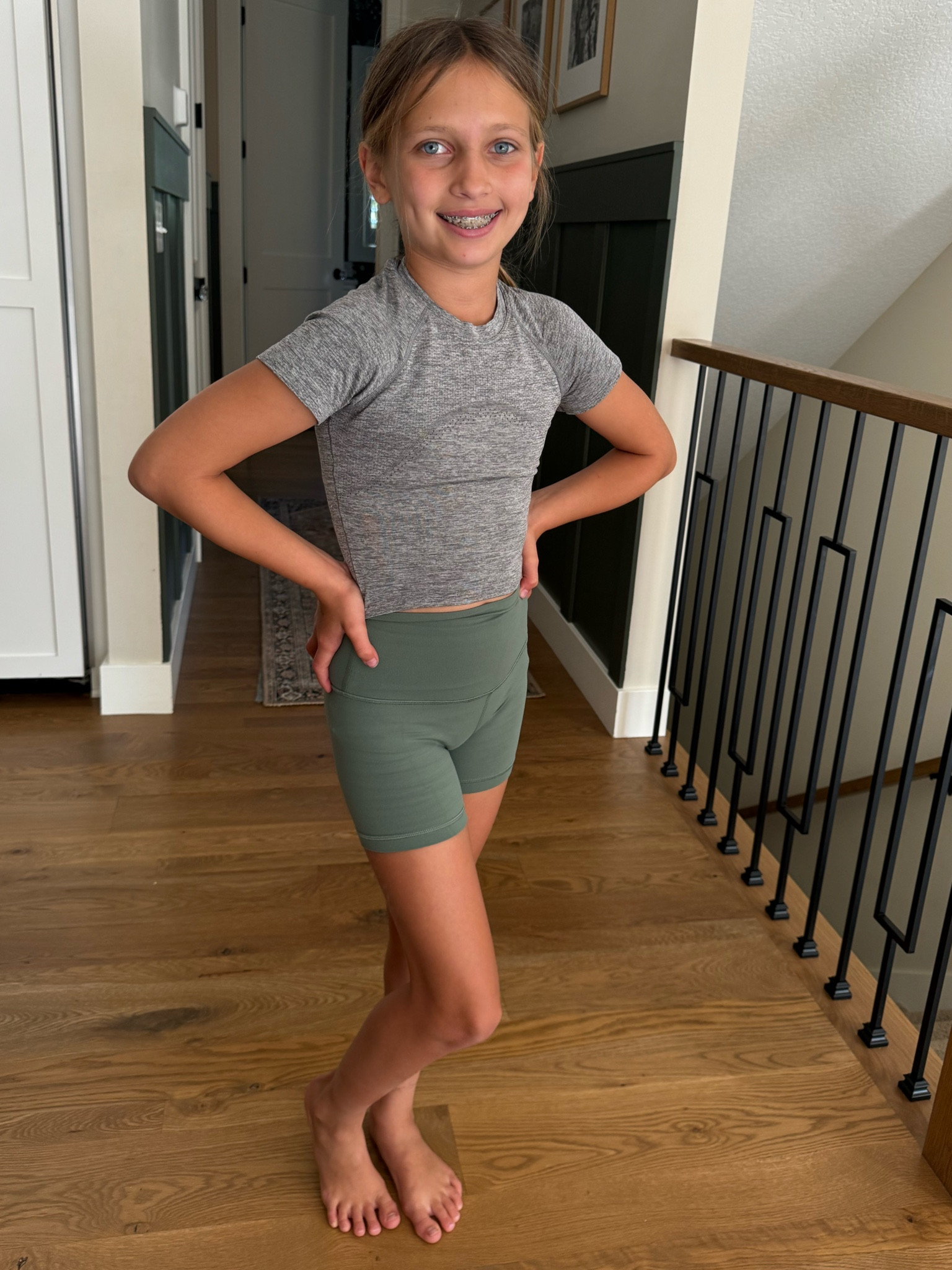 Collins and her fave Lululemon fit for dance! Loves feeling like a big girl. I love the quality for dance too! The cropped shirts work perfect. She wears a 0 or 00  

#LTKFitness #LTKKids #LTKActive
