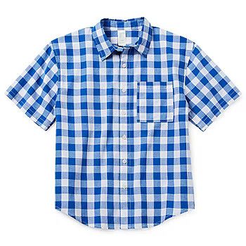 Thereabouts Little & Big Boys Short Sleeve Button-Down Shirt | JCPenney