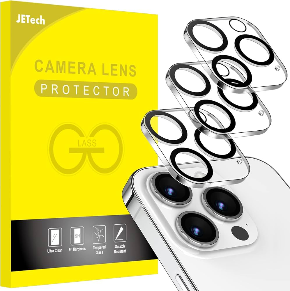 JETech Camera Lens Protector for iPhone 14 Pro 6.1-Inch and iPhone 14 Pro Max 6.7-Inch, 9H Temper... | Amazon (US)