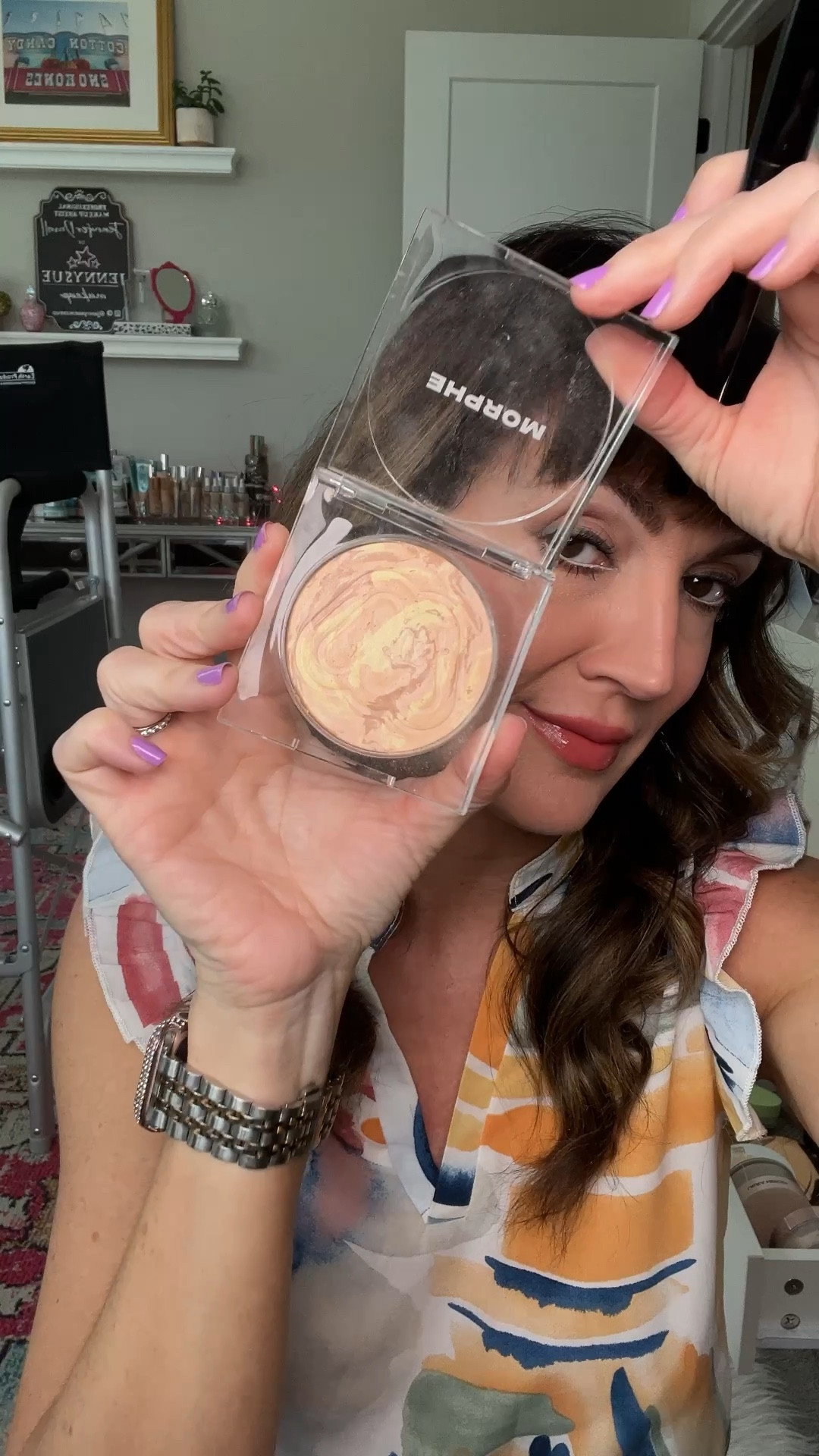 ✨ An affordable soft focus blurring powder with a hint of luminosity!! Loving these pressed powders from
Morphe! // shade : “sunrise"

#LTKOver40 #LTKSaleAlert #LTKFindsUnder50