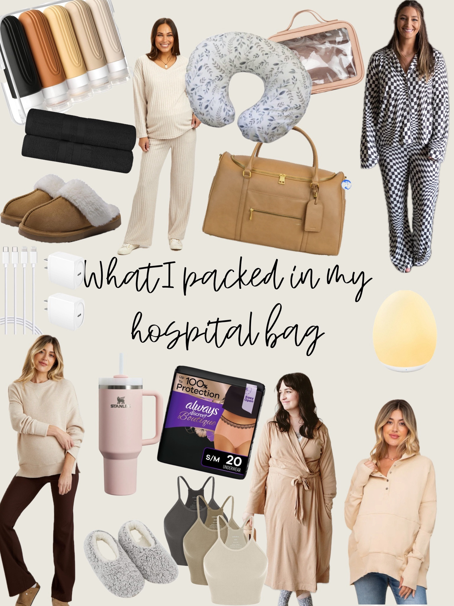 What I packed in my hospital bag 🤰🏼🩵🍼

#LTKbaby #LTKkids #LTKbump