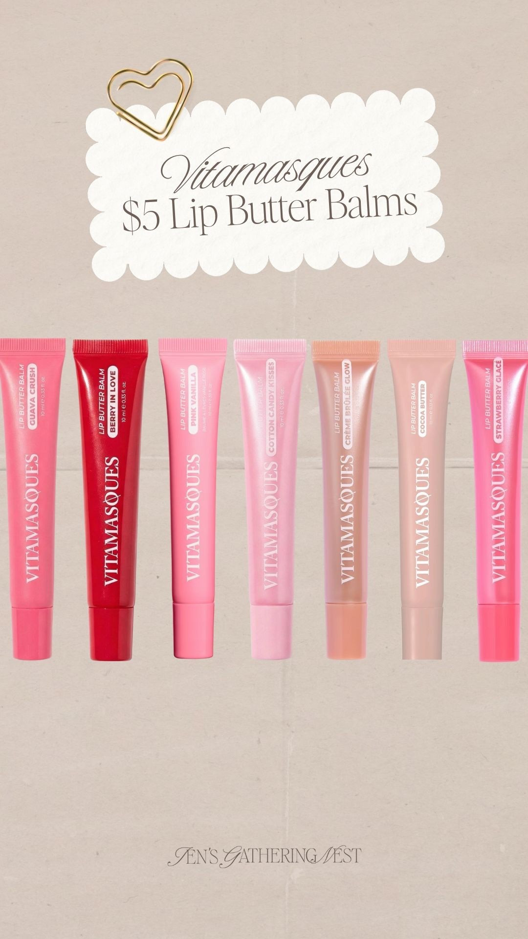 Love these $5 lip balms 💋💕 & they make a super cutie gift for your girlfriends this valentines 💝 

#valentines #galentines #giftidea #lipbalm #lipmask #lipgloss #vitamasques #beauty #giftidea #target 

#LTKValentine #LTKBeauty #LTKSeasonal