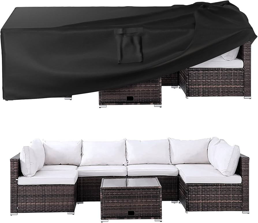 Ruimoy Patio Furniture Covers, Outdoor Furniture Cover Waterproof, General Purpose, Outside Table... | Amazon (US)