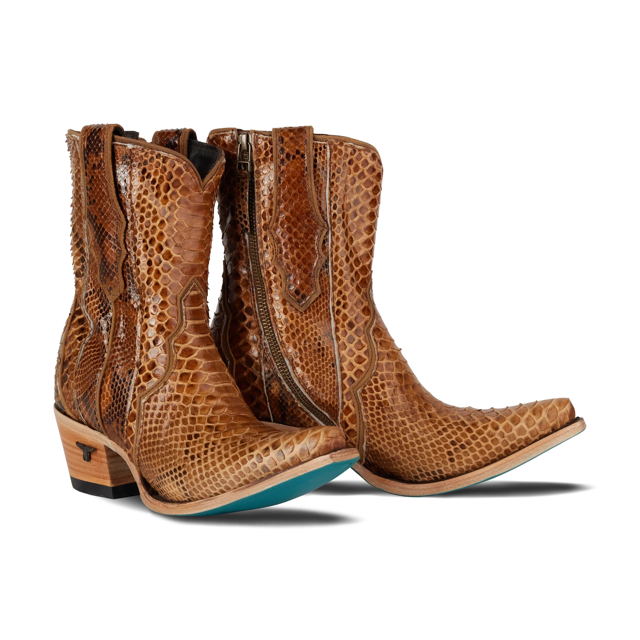 Vickson Exotic Bootie - Copperhead | Lane Boots