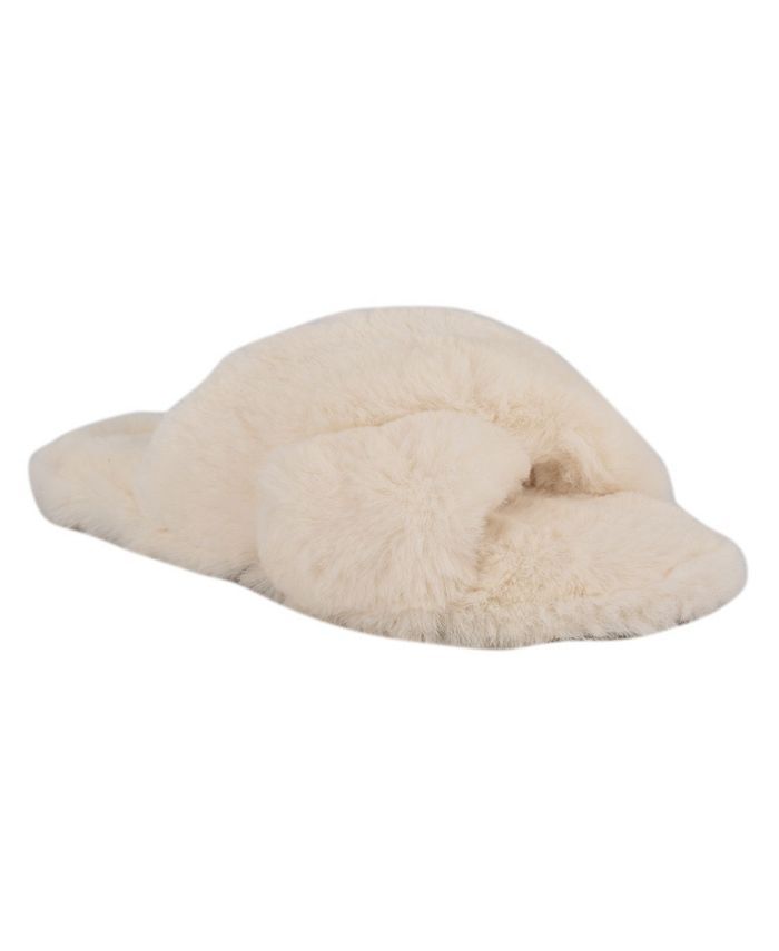 Nine West Women's Cozy Faux Fur Slippers & Reviews - Slippers - Shoes - Macy's | Macys (US)