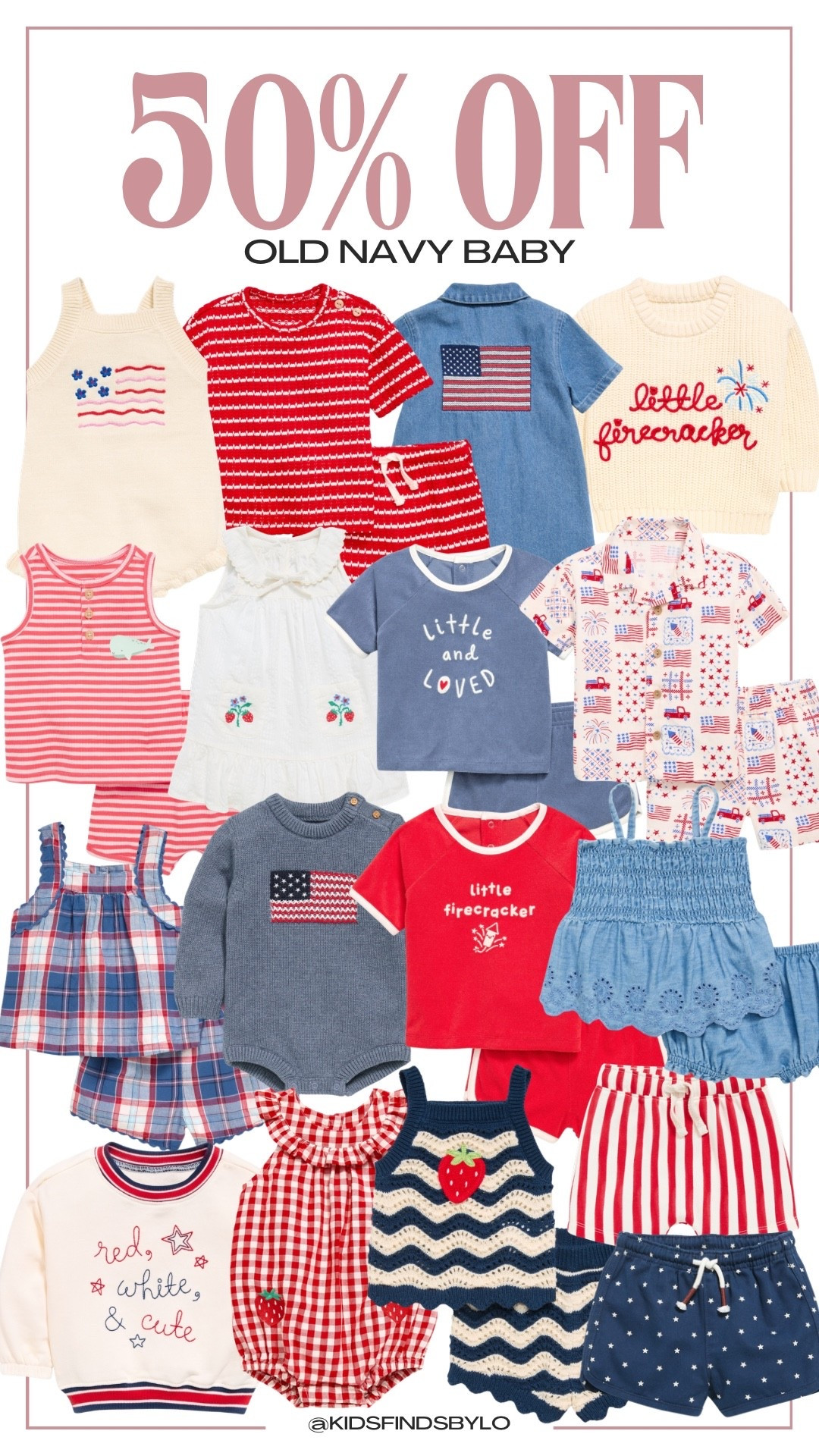 50% off old navy! Cutest baby outfits!

#LTKBaby #LTKKids #LTKSaleAlert