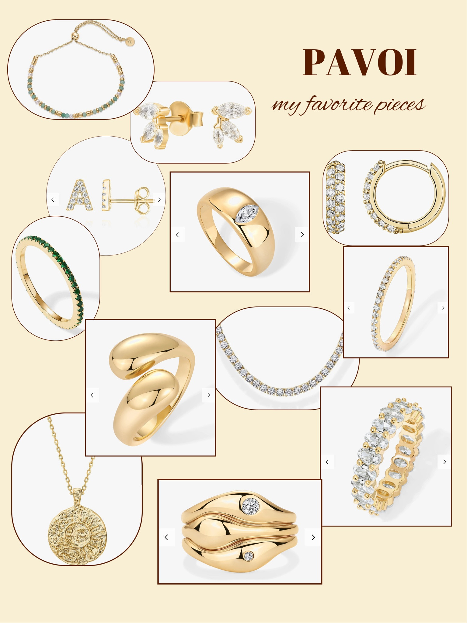 Some of my favorite Pavoi jewelry pieces I own. 
* claim 20% offer code in my IG bio before you shop*

#LTKU #LTKFindsUnder50