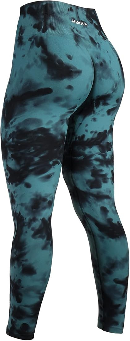 AUROLA Dream Collection Workout Leggings for Women High Waist Seamless Scrunch Athletic Running G... | Amazon (US)