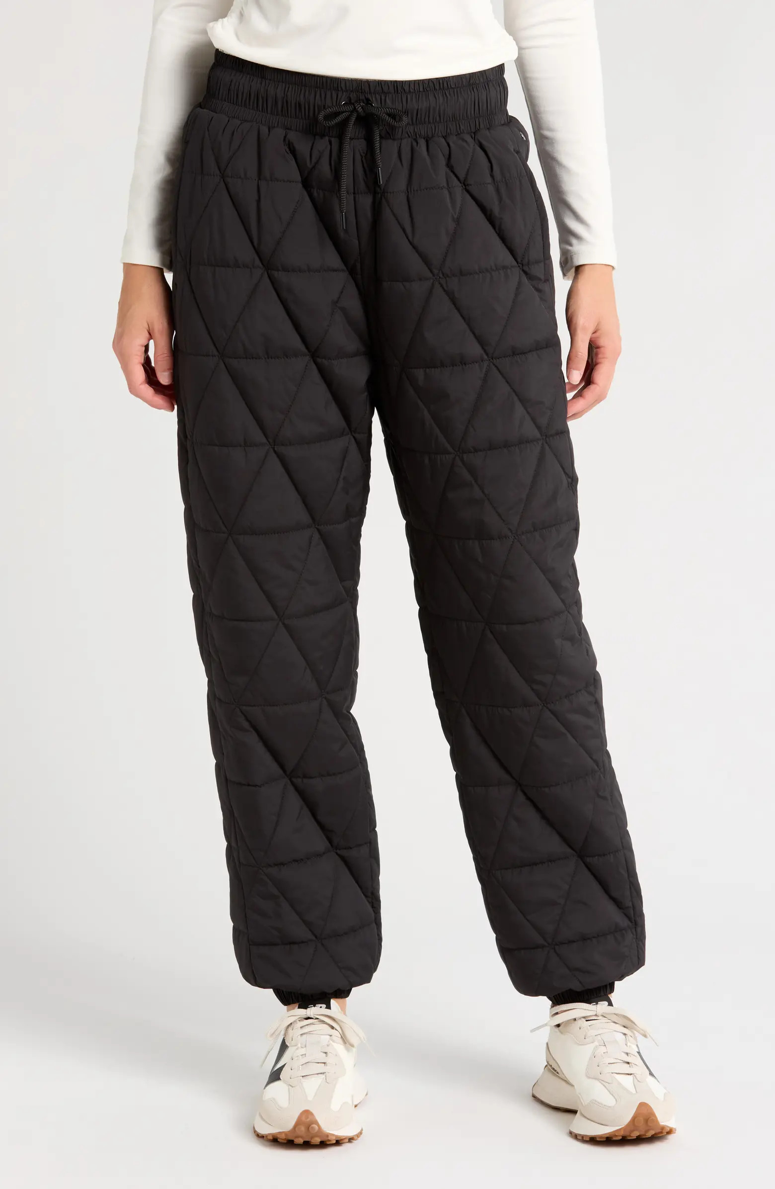 Recycled Polyester Quilted Pants | Nordstrom