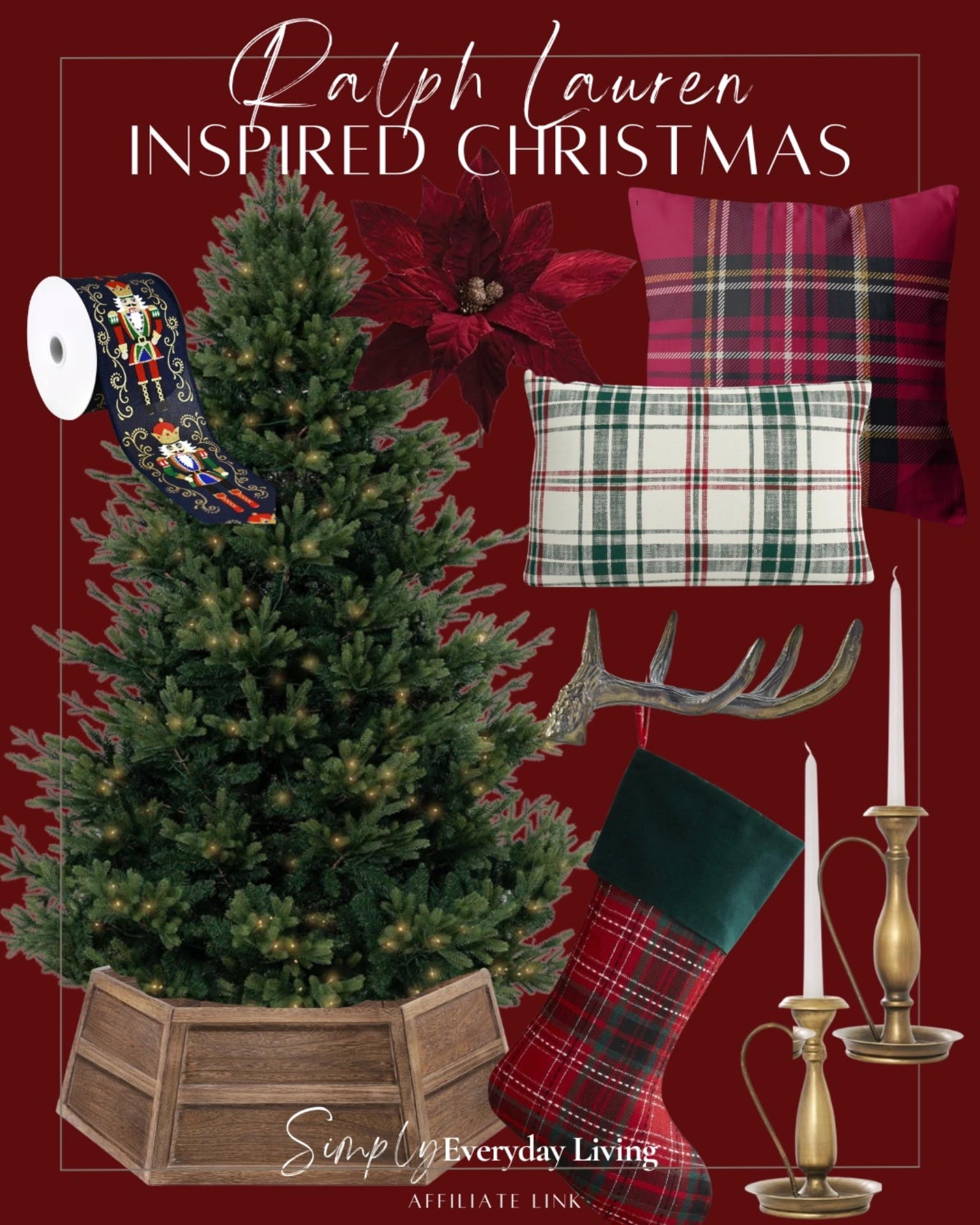 Wayfair Ralph Lauren Inspired Christmas 

#LTKHoliday #LTKHome #LTKSeasonal